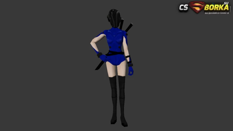 Женская модель Biohazard Girl (ct,tt+united) для CS 1.6 для CS 1.6