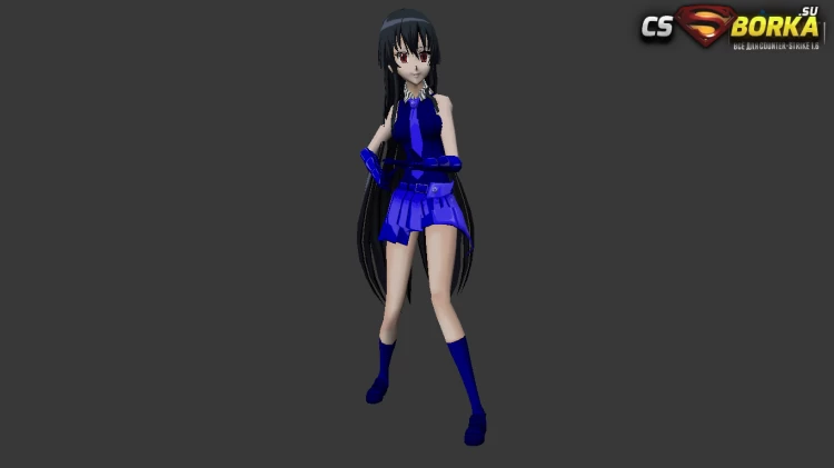 Женская модель Anime Girl (ct,tt+united) для CS 1.6 для CS 1.6