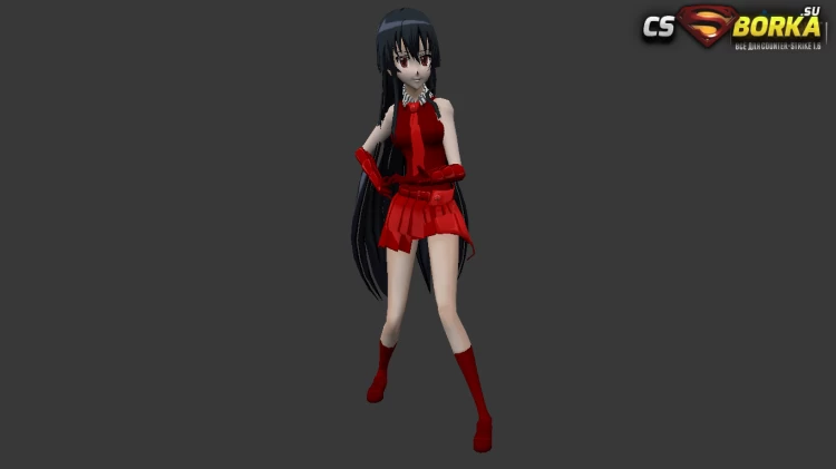 Женская модель Anime Girl (ct,tt+united) для CS 1.6 для CS 1.6