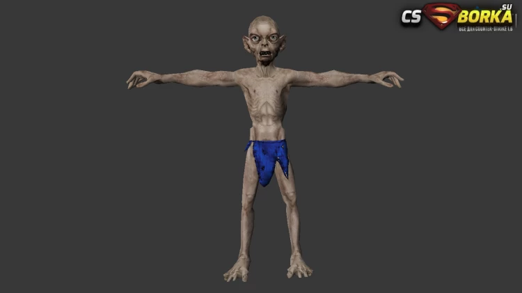 Мужская модель Голлум (united) для CS 1.6 для CS 1.6