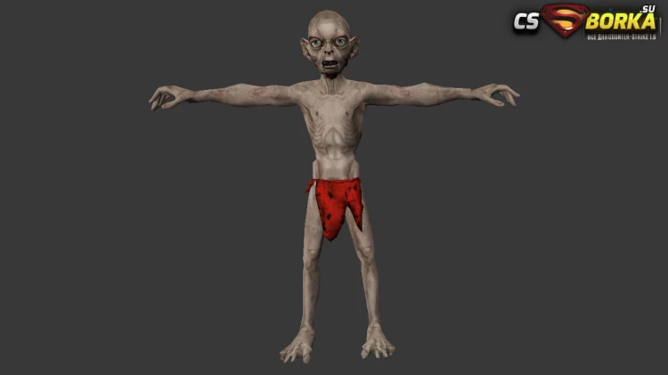 Мужская модель Голлум (united) для CS 1.6 для CS 1.6