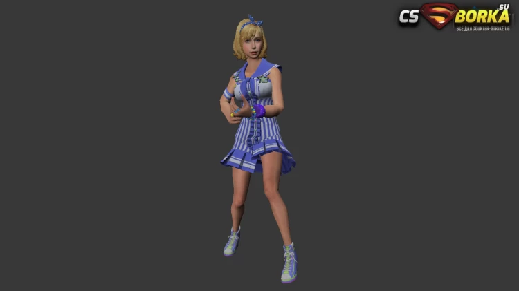 Женская модель Athena (ct,tt+united) для игры CS 1.6 для CS 1.6