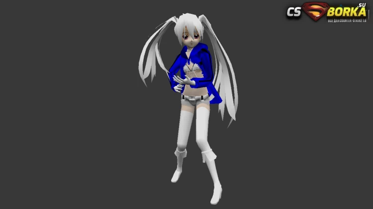 Женская модель Miku Retextured для CS 1.6 для CS 1.6
