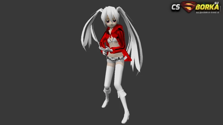 Женская модель Miku Retextured для CS 1.6 для CS 1.6