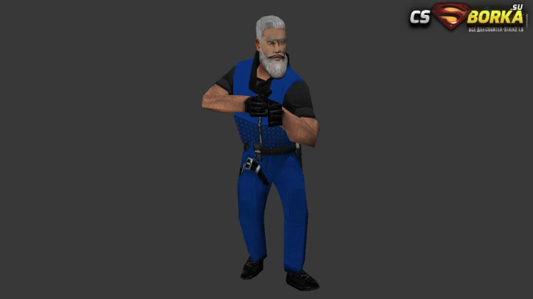 Мужская модель Security Jail для CS 1.6 для CS 1.6