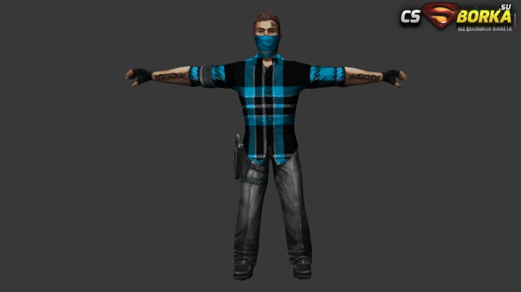 Мужская модель Default Player для CS 1.6 для CS 1.6