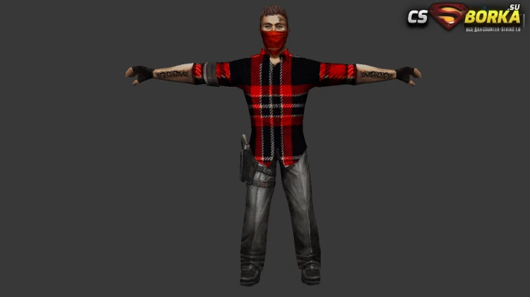 Мужская модель Default Player для CS 1.6 для CS 1.6