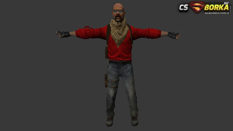 Мужская модель «Агент Профессор Шахмат» (ct,tt+united) для CS 1.6 для CS 1.6