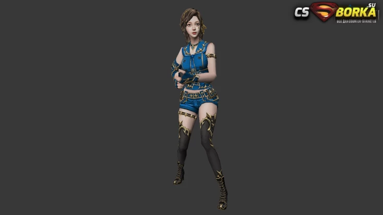 Женская модель «Private Erica» (ct,tt+united) для CS 1.6 для CS 1.6