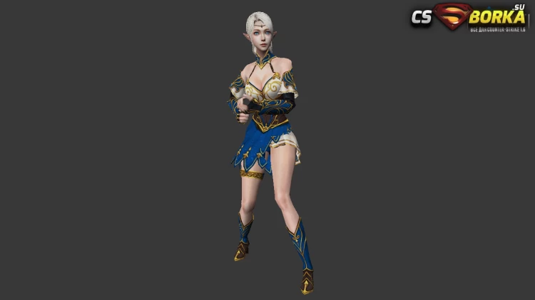 Женская модель «Elf Natasha» (ct,tt+united) для CS 1.6 для CS 1.6