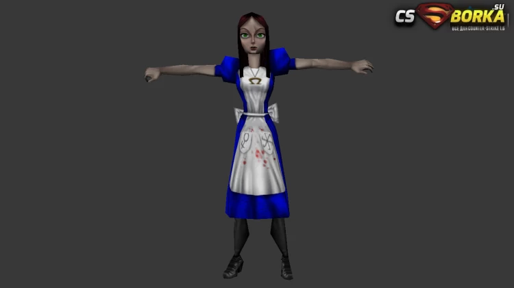 Женская модель «American McGee’s Alice» для CS 1.6 для CS 1.6