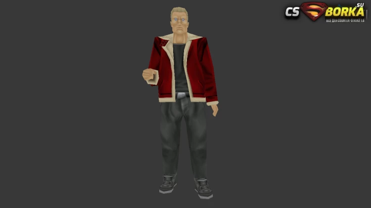 Мужская модель «Batou» для CS 1.6 для CS 1.6