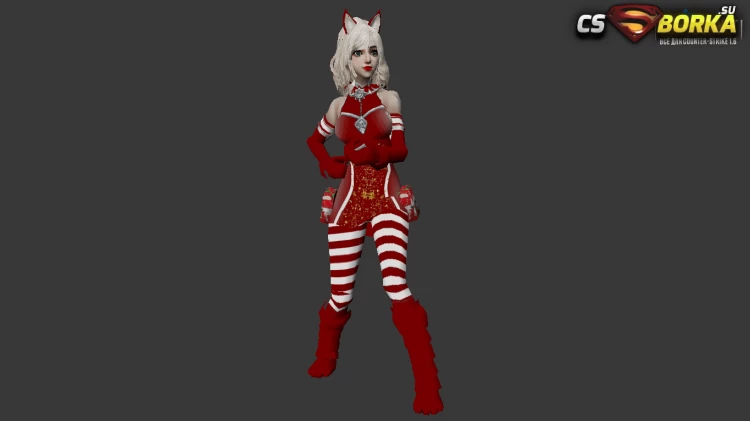 Женская модель «Christmas Sonya» (ct,tt+united) для CS 1.6 для CS 1.6