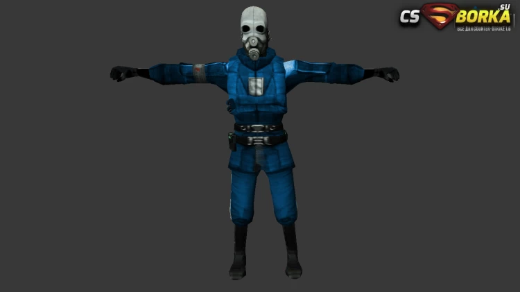 Мужская модель «Civil Protection из HL2» для CS 1.6 для CS 1.6