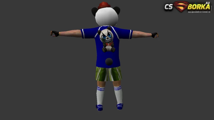 Мужская модель «Crazy Panda» для CS 1.6 для CS 1.6