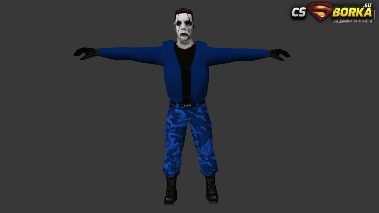 Мужская модель «Crow» для CS 1.6 для CS 1.6