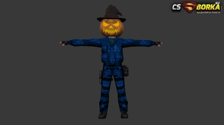 Мужская модель «Halloween Head ver.1» для CS 1.6 для CS 1.6