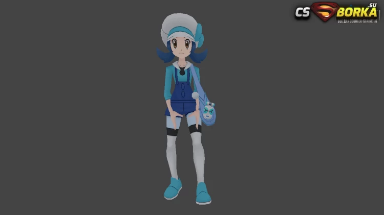 Женская модель «Lyra Pokemon Masters» для CS 1.6 для CS 1.6