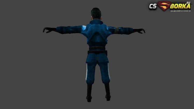 Мужская модель «Барни Халкаун HL2» для CS 1.6 для CS 1.6