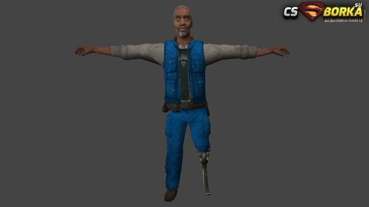 Мужская модель «Илай Вэнс HL2» для CS 1.6 для CS 1.6