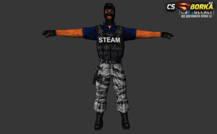 Модель «Steam КТ/ТТ» для CS 1.6 для CS 1.6