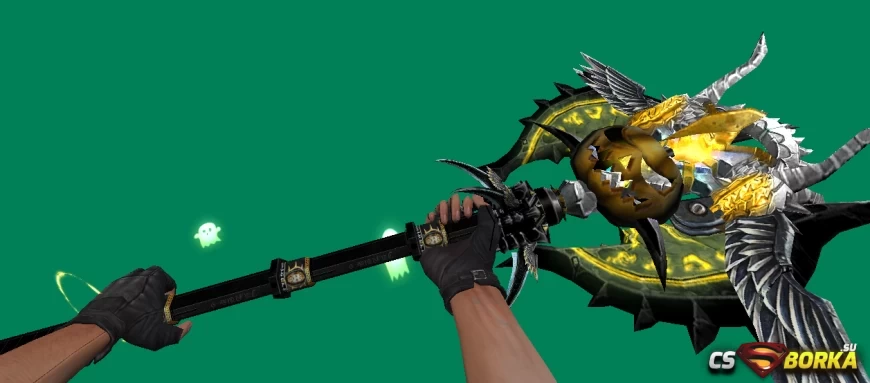 Модель ножа Janus Roga Pumpkin для CS 1.6