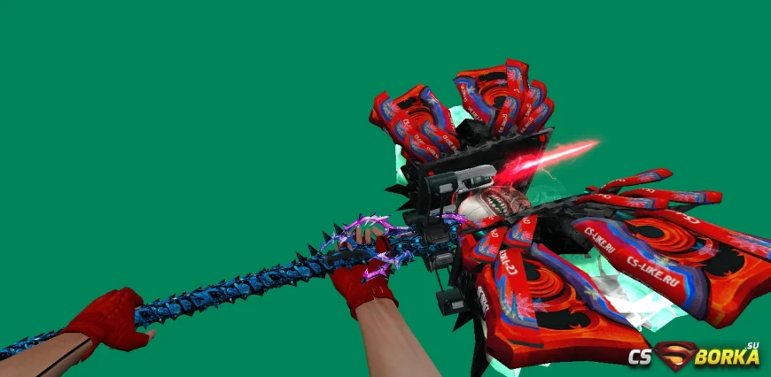 Модель ножа Warhammer Laser Jump для CS 1.6