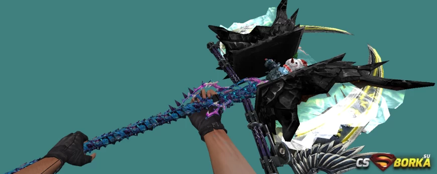 Модель ножа Warhammer Xmas Pugalo 2 для CS 1.6