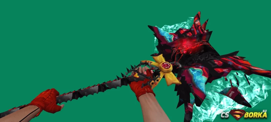 Модель ножа Warhammer Heart Red для CS 1.6
