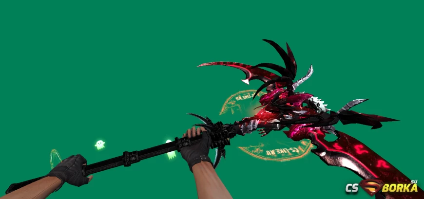 Модель ножа Warhammer Kosa Dragon для CS 1.6
