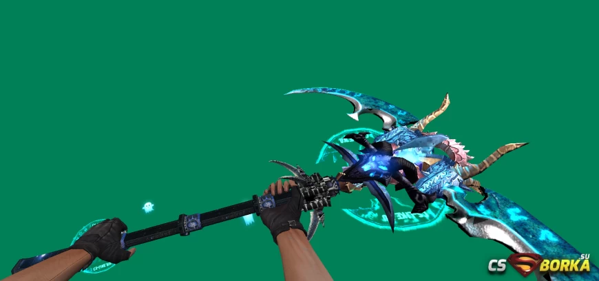 Модель ножа Warhammer Kosa Demon для CS 1.6