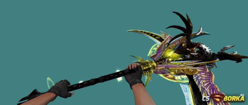 Модель ножа Dragon Flower для CS 1.6