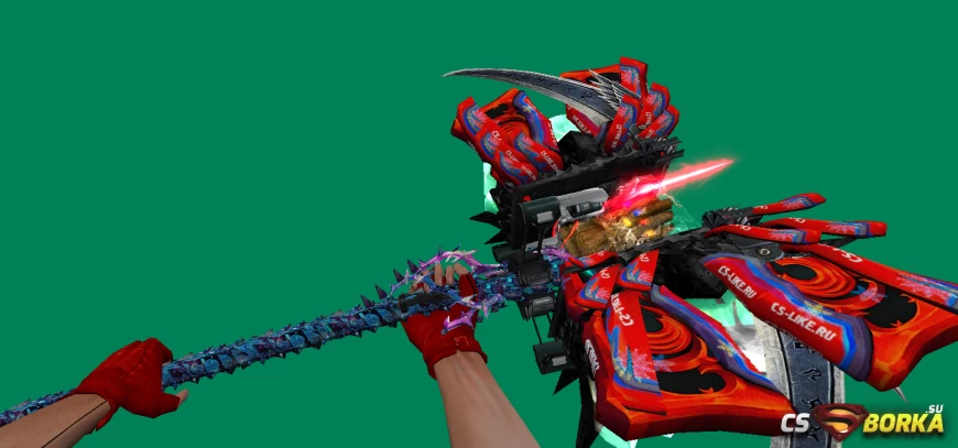 Модель ножа Warhammer Laser T Hand для CS 1.6