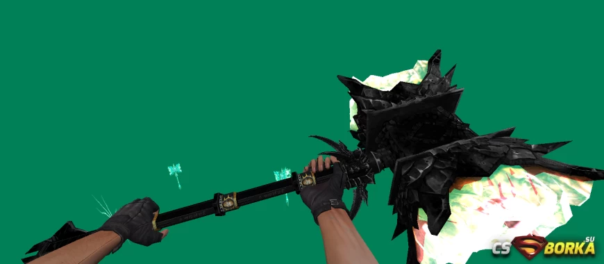 Модель ножа Warhammer Black для CS 1.6