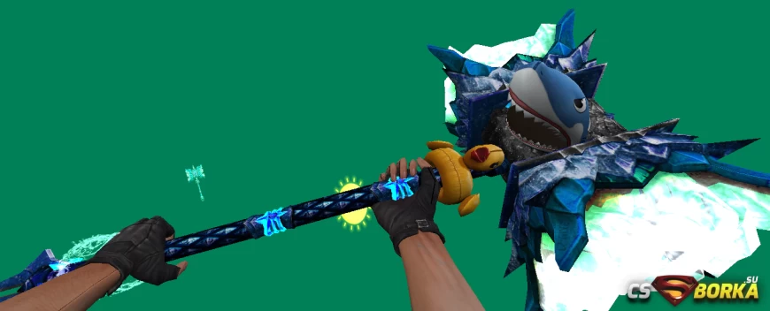 Модель ножа Warhammer Summer Shark для CS 1.6