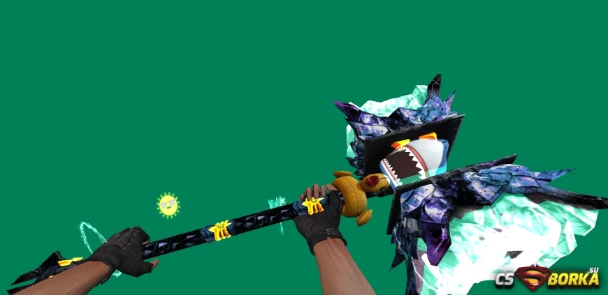 Модель ножа Warhammer Summer Shark 2 для CS 1.6
