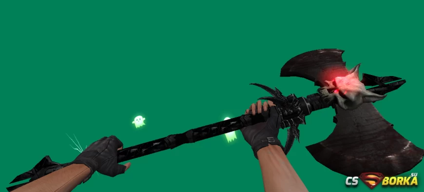 Модель ножа Warhammer Axe Skull для CS 1.6