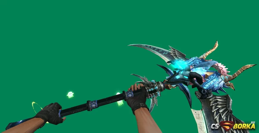 Модель ножа Warhammer Kosa Demon 2 для CS 1.6