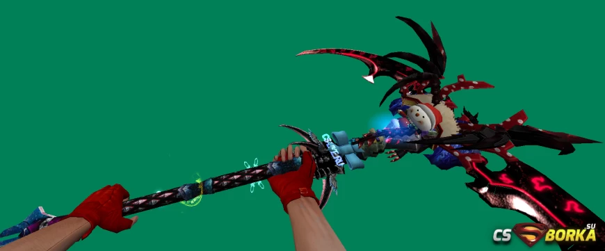 Модель ножа Warhammer Xmas Snow 2 для CS 1.6