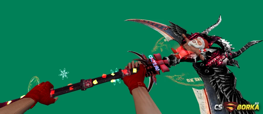Модель ножа Warhammer Xmas Santa 5 для CS 1.6