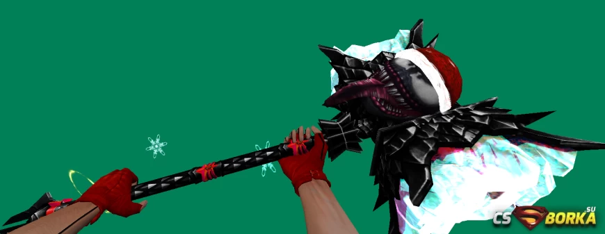 Модель ножа Warhammer Xmas Venom для CS 1.6