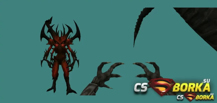 Модель зомби Dido Alien (+ модели рук) для CS 1.6