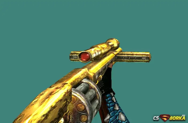 Модель дробовика Gold M3 для CS 1.6