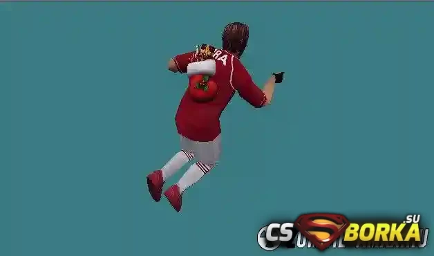 Новогодняя модель футболиста для CS 1.6