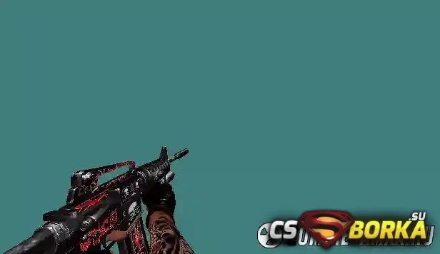 Модель M4a1 blood для CS 1.6