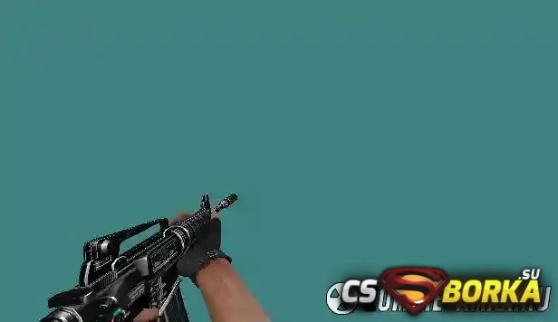 Модель M4a1 Silver для CS 1.6
