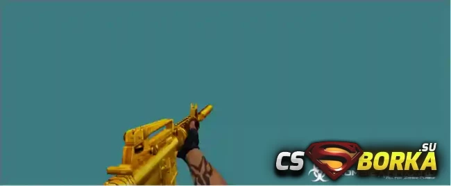 Модели оружия для CS 1.6 - [M4a1 Gold] для CS 1.6