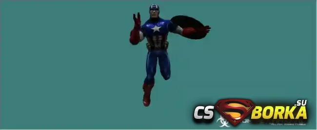 Модель игрока [Captain America] для CS 1.6 для CS 1.6
