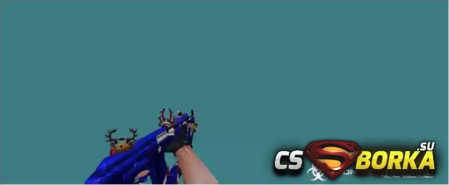 Модель оружия [Ak47 Long Xmas] для CS 1.6 для CS 1.6