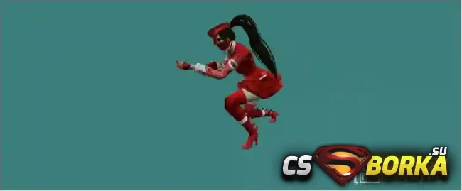 Модель игрока «Красная девушка» для CS 1.6 для CS 1.6